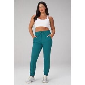 New Fabletics All Day Jogger Green Abyss Women's size M